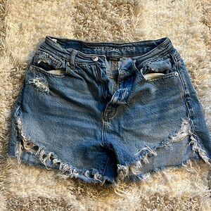 American eagle high waisted denim short size 2